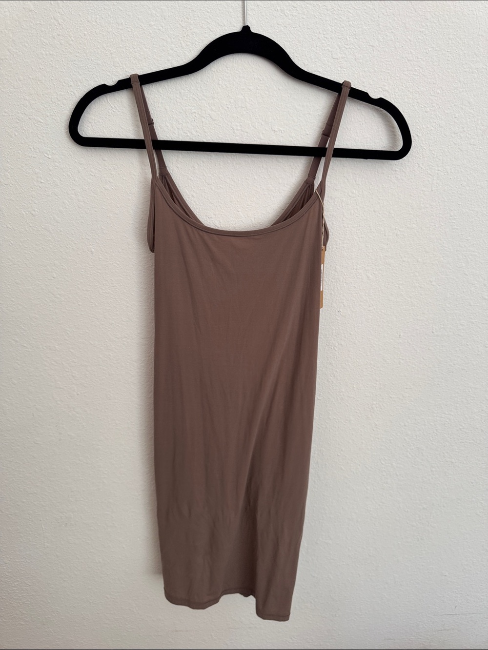 Women’s Skims Everyday Brown Spaghetti-Strap Camisole Dress slip umber small